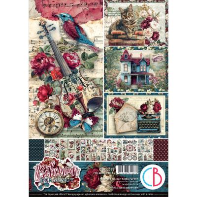 Ciao Bella Bohemian Burgundy - Creative Pad